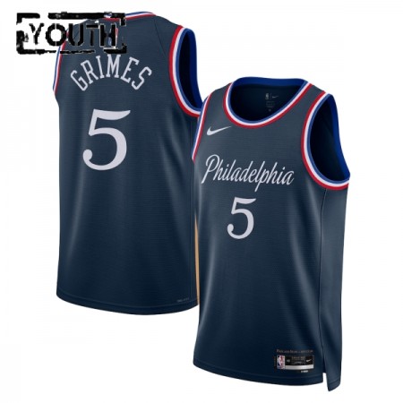 NBA Børn Trøje Philadelphia 76ers Quentin Grimes 2025-26 Nike City Edition Navy Swingman NBA Børn Trøje Philadelphia 76ers Quentin Grimes 2025-26 Nike City Edition Navy Swingman